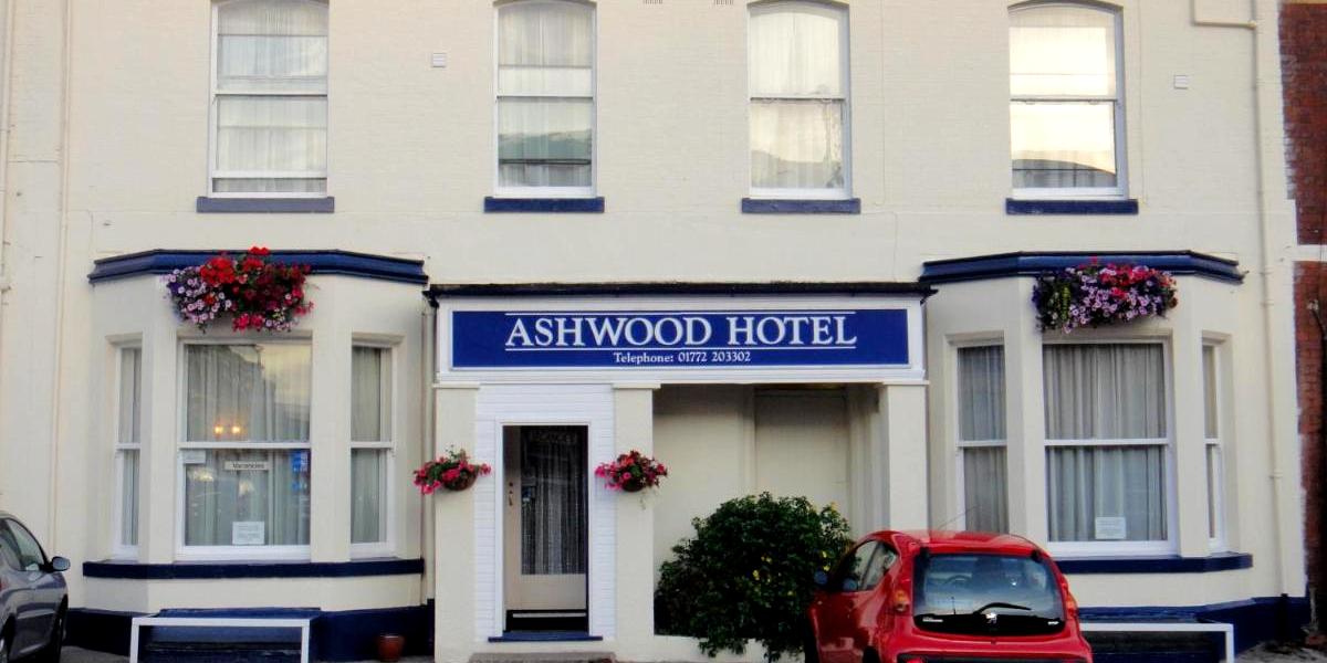 Ashwood Hotel outside entrance Outside front entrance to Ashwood Hotel from Fishergate Hill.