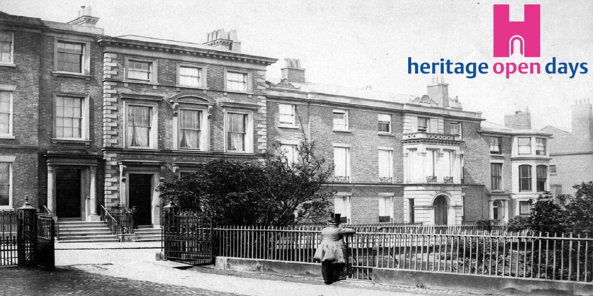 An old image of a street in Preston