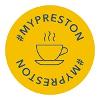 My Preston coffee badge