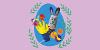 Handcrafted puppets made from gloves and paper cups and farmyard animals on pin badges