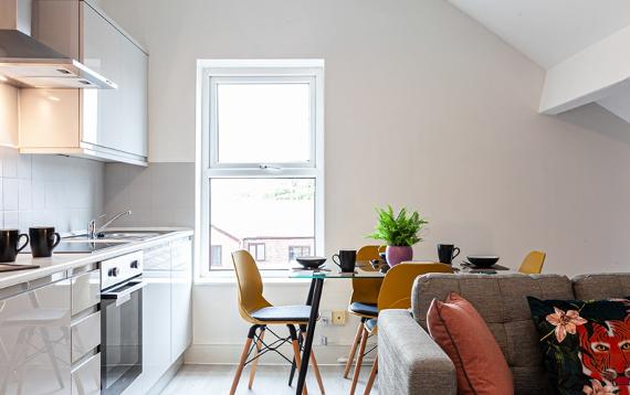 Fulwood Heights Kitchen area