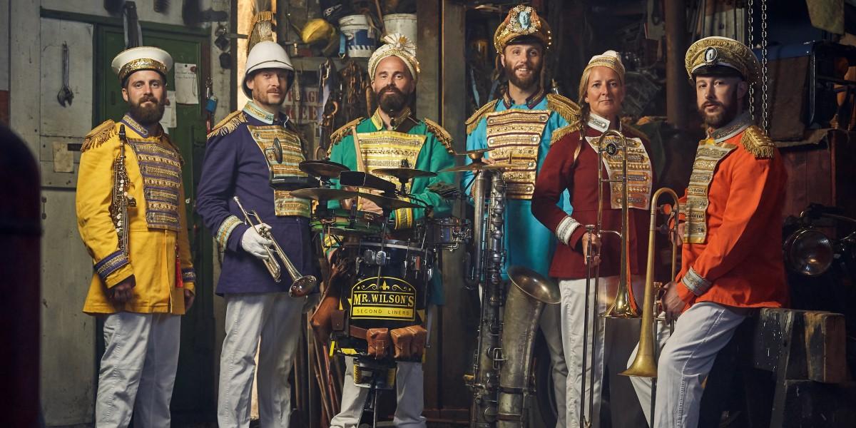 A band named Mr Wilson's Second Liners