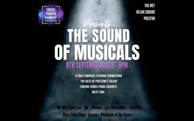 The Sound of Musicals poster with date of September 8 at 8pm