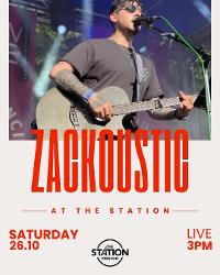 Live music at The Station with Zakoustic