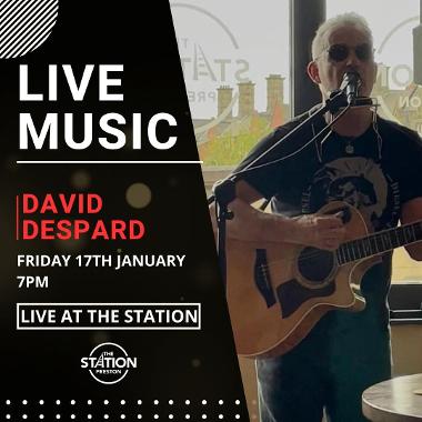 Live music at The Station with David Despard