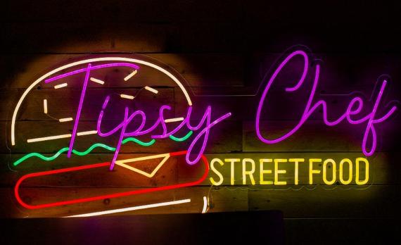 Tipsy Chef sign