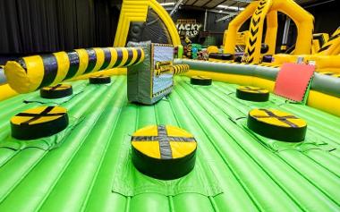 Inflatable play equipment