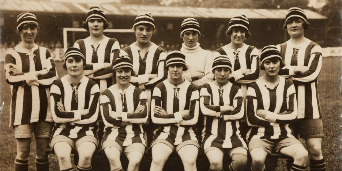 Main image: Preston's Dick Kerr Ladies football team. Preston's Dick Kerr Ladies football team.