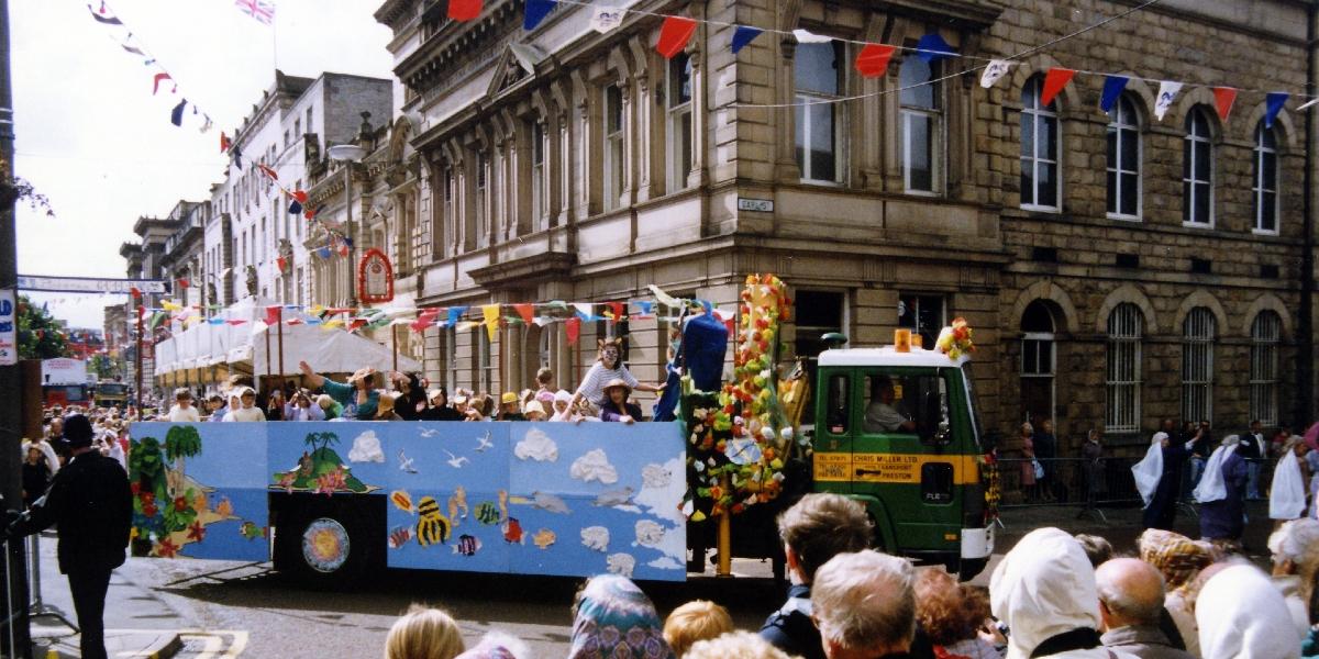Main image: Preston Guild Procession by the Town Hall in 1972. Preston Guild Procession by the Town Hall in 1972.