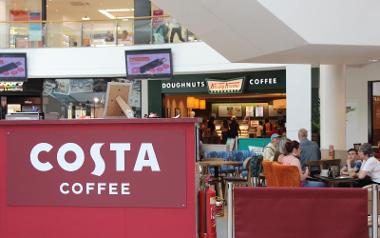 Costa inside St George's Shopping Centre, Preston.