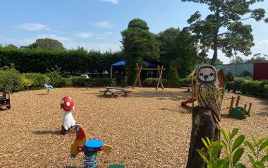 Young children's playground at Ribby Hall Village.