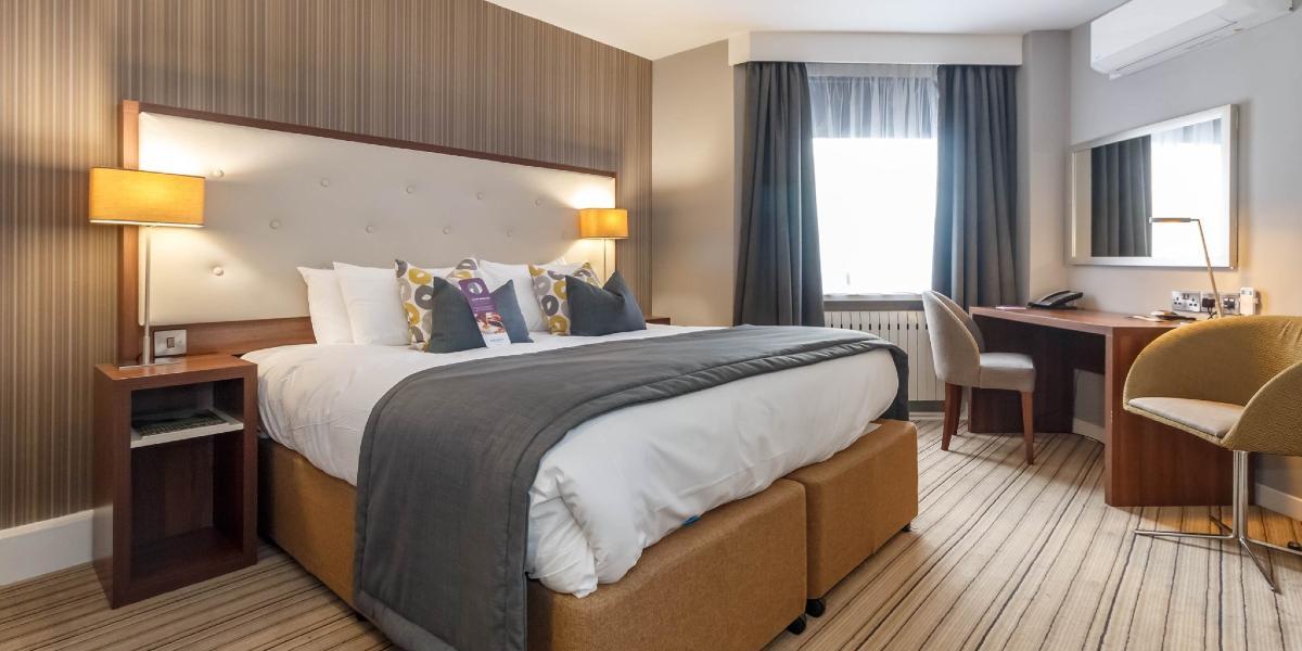 Main image: Modern double room at Samlesbury Hotel. Modern double room at Samlesbury Hotel.