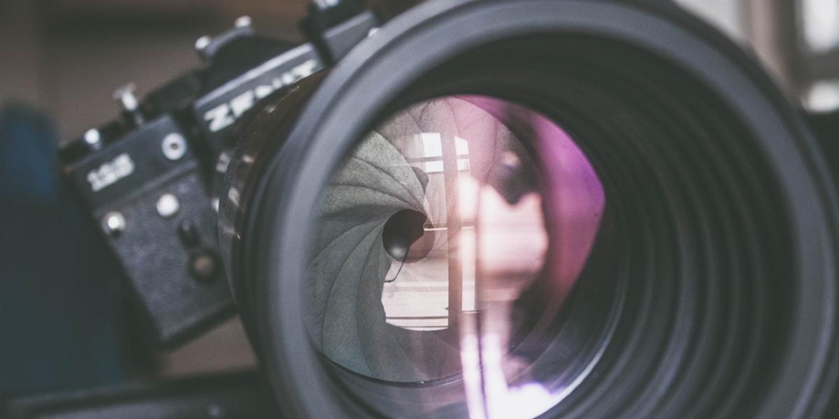 Main image Preston Photographic Society Close up of camera lens.